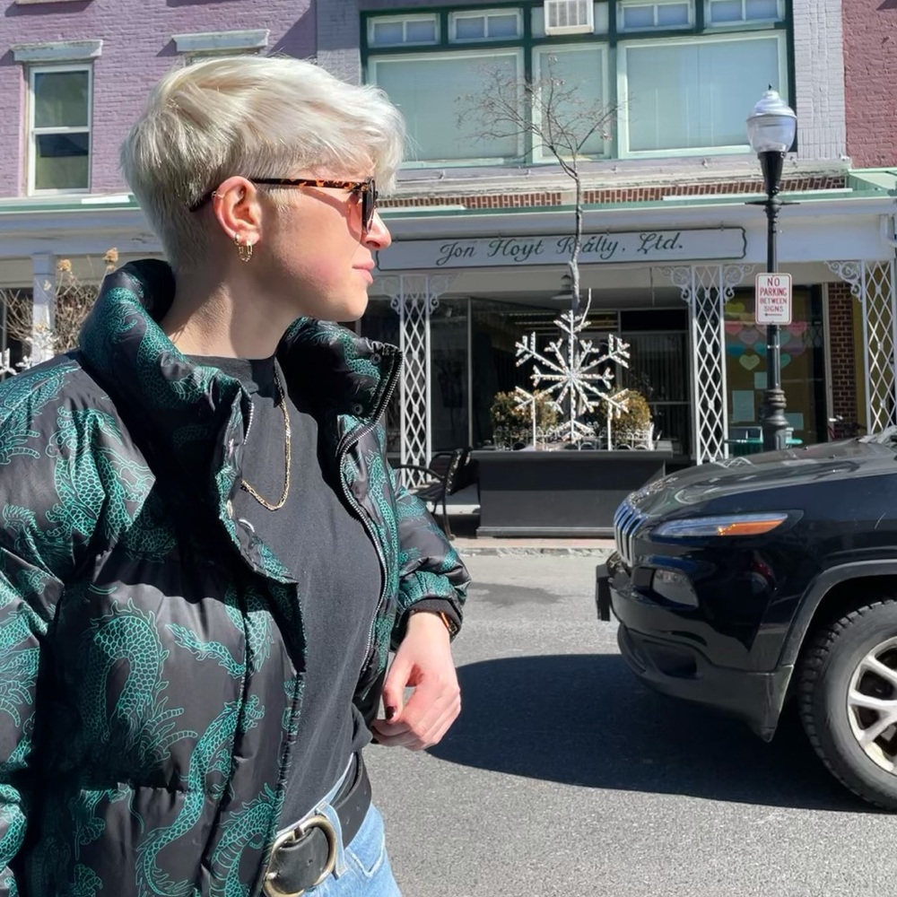 Motel rocks puffer coat